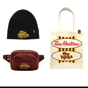 TimBiebs - Tim Hortons x Justin Bieber collab merch. LIMITED EDITION. All 4!